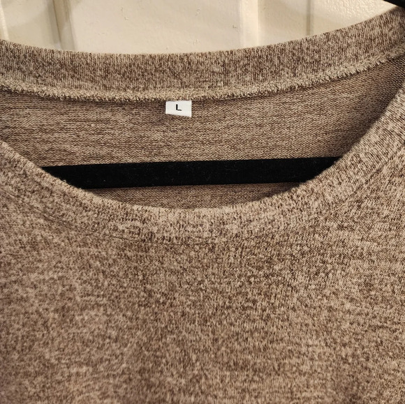 Gray lightweight sweater dress size lg - Picture 2 of 3